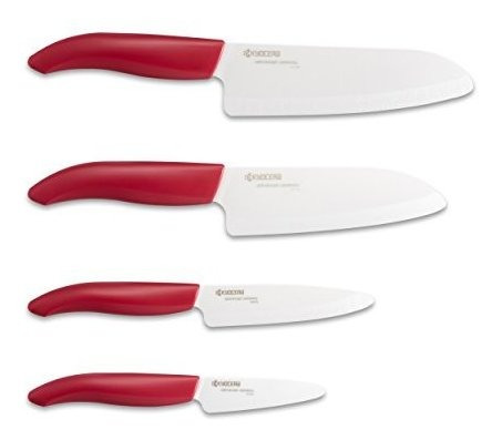 Kyocera Advanced Ceramic Revolution 4piece Knife Set Incluye