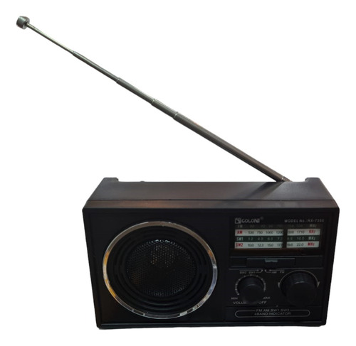 Radio Analoga Portatil Cuatribanda 2 Pilas 2aa Golon Rx-7350