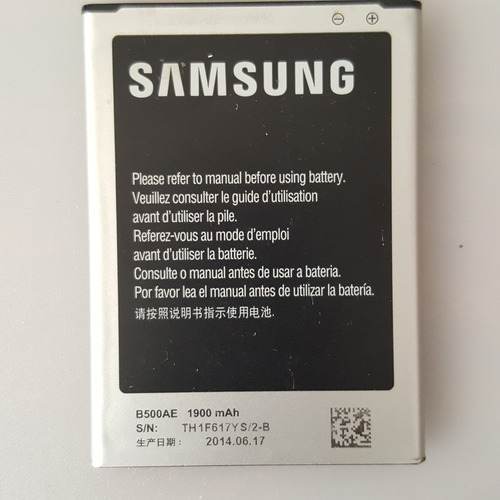 Bateria B500ae Para Samsung Galaxy S4 Mini Gt-i9192 Original (Usado)