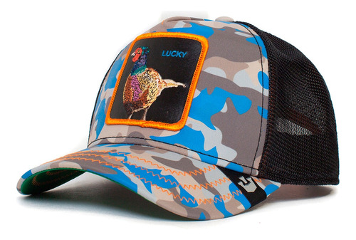 Gorra Goorin Baseball Luck Stays Down Gallina Animales 