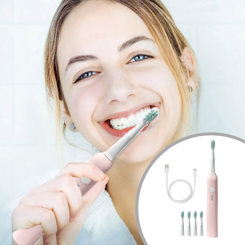 Cepillo De Dientes Con Carga Usb C, Cepillo De Dientes Con 4