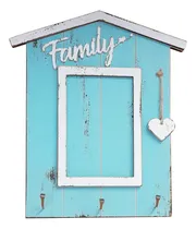 Comprar Porta Llaves De Madera Con Porta Retrato (para Colgar)