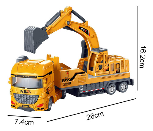 Inertial Truck Car Early Educational Toy 26cmx7.4cmx16.2cm