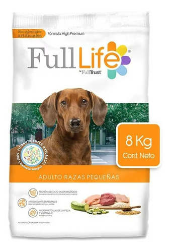 Alimento Para Perro Full Life Adulto Razas Pequeñas 8kg