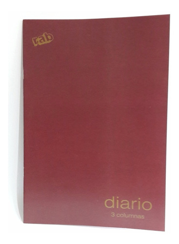 Libro Diario Rab 2 Manos 3 Columnas