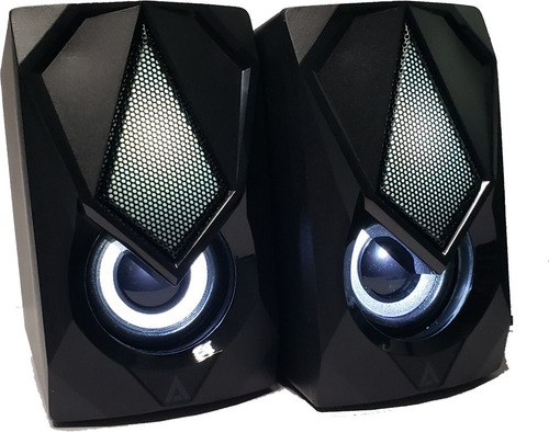 Imagen 2 de 6 de Bocinas Gamer P/pc Acteck 2.0 Aux3.5m X900 Wonderx 929721