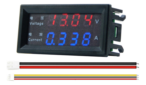 Voltímetro (200 V), Amperímetro Para Corte De Voltaje Dc, 10
