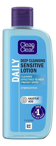 Clean & Clear Loción Limpiadora Profunda - Sensible (6.8 F.