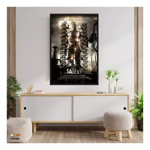 Loja Wall Frame - Quadros Decorativos para todos os Ambientes! - Quadro  Pôster Filme Jogos Mortais 4 60x90