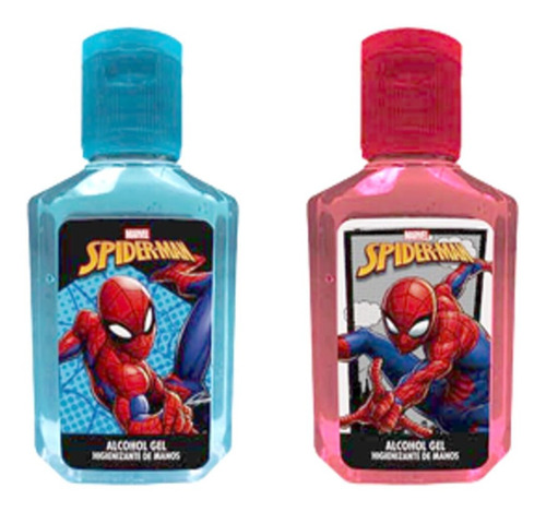 Alcohol Gel Gelatti Marvel Spiderman X 59ml X  2un