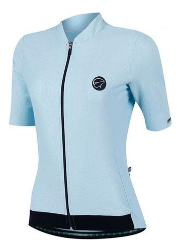 Camisa Ciclismo Mauro Ribeiro Fiber Baby Blue Feminina