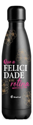 Garrafa Térmica Academia Água Gelada Neo 500ml Felicidade