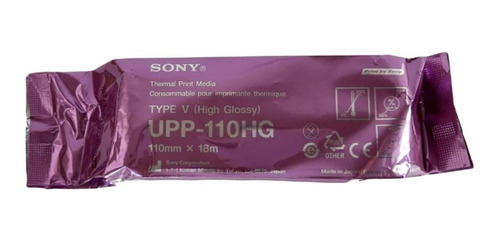 Papel Térmico Sony Upp-110hg, 1 Pieza