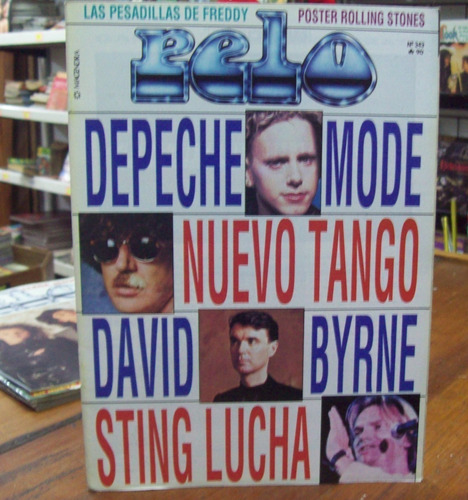 Revista Pelo Depeche Mode,david Byrne,sting