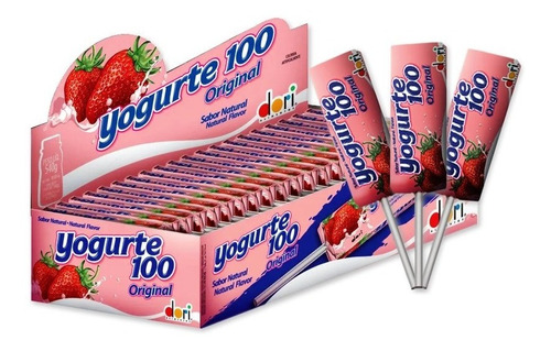 Pirulito Dori Yogurte 100 Mastigável C/50 560g