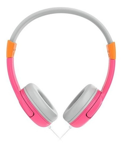 Headphone Infantil Rosa Para Crianças Multilaser Fun Ph378 Luz n/a