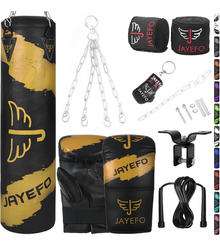 Saco De Boxeo Relleno Para Boxeo, Mma Muay Thai, Kickboxing,