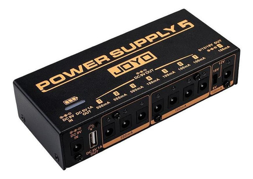 Fonte 8 Pedais Recarregável  Joyo Power Supply 5