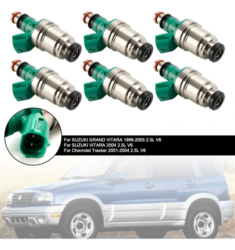 6 Inyectores De Combustible Para Suzuki Grand Vitara Tracker