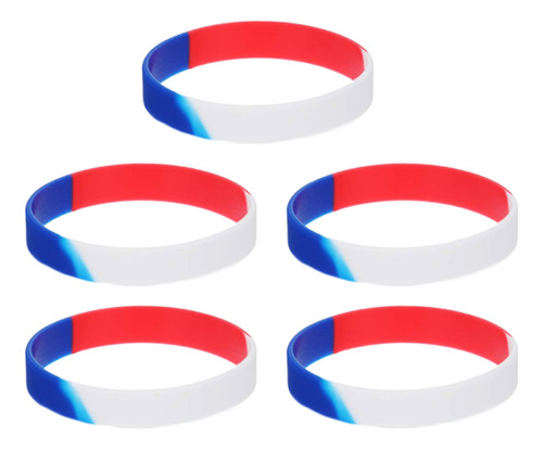 Pulseras Para La Bandera De Los Estados Unidos, 5 Unidades