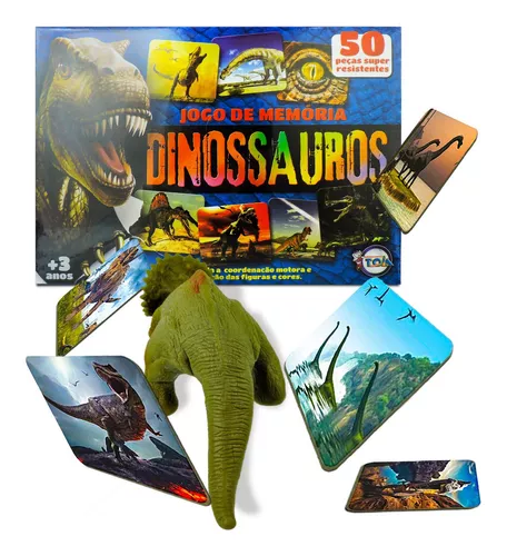 Jogo De Memória Dinossauros 50 Peças Toia - 12161