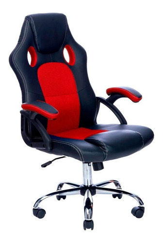 Cadeira Gamer Preto/vermelho Best G500v