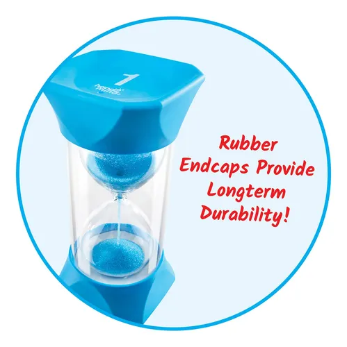 Cronómetro Visual Sand Timer Hand2mind Jumbo De 1 Minuto Par