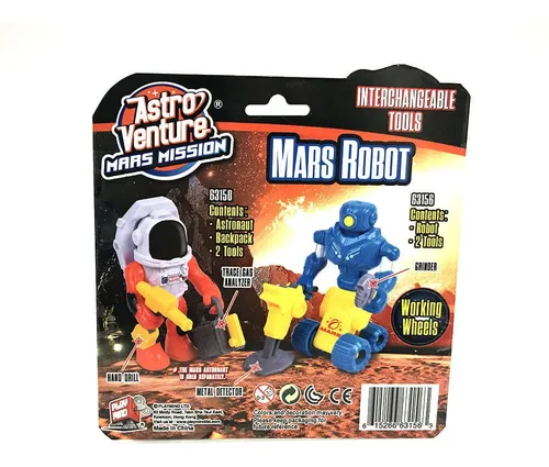 Astro ventire mars mission mars robot with tools