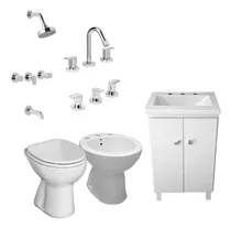 Comprar Juego Baño Completo Combo Sanitarios Vanitory Kit Griferias