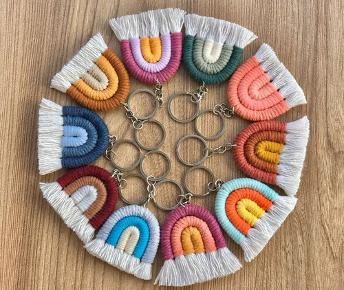 Recuerdos Arcoiris Macramé, Detalles Para Toda Ocasión 