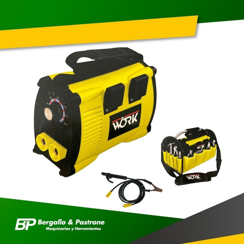 Imagen 2 de 10 de Soldadora Inverter Work Sie100a 200 Amp Con Bolso