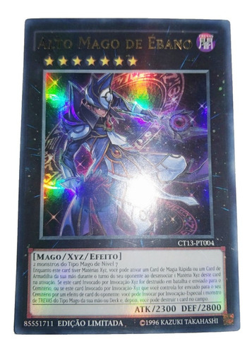 Yugioh - Alto Mago De Ebano Ct13-pt004