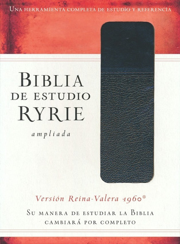 Biblia De Estudio Ryrie Ampliada Rvr1960 Duotono Negro