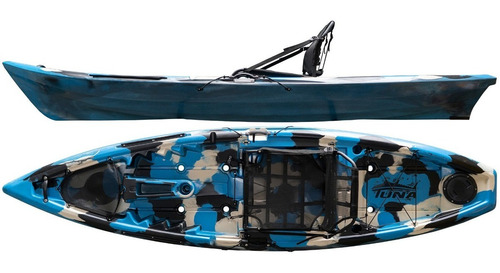 Kayak Hidro2eko Tuna Pro Camuflado Azul - Kayaks Feelfree