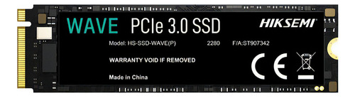 Disco Solido Interno Ssd Hiksemi Wave Pro Nvme 1024gb Color Negro