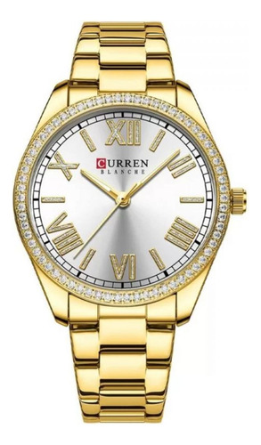 Reloj Para Mujer Curren 9088 Kred621802 Dorado