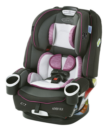 Asiento de coche para niños 4 en 1 4ever Dlx, color rosa Graco