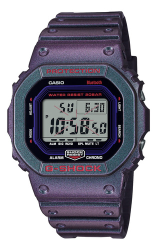 Reloj Casio G-shock: Dw-b5600ah-6cr Correa Morado