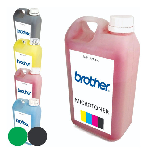 Recarga Para Brother Universal Color Microtoner De 500grs