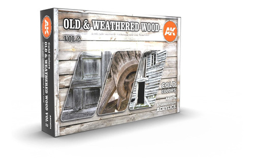 3g Old Weathered Wood Vol 2 Pintura Modelado Plastico