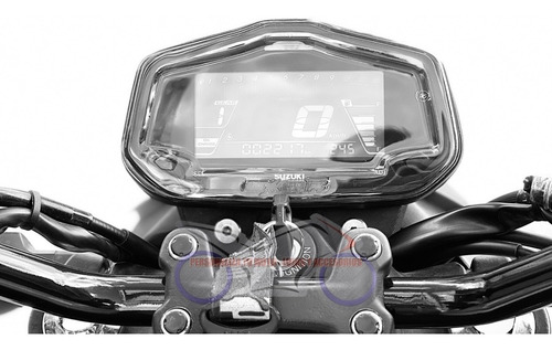 Imagen 3 de 7 de Protector Tacómetro Suzuki Gixxer 150 Y 250 Fi Naked Y Sf