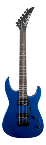 Guitarra eléctrica Jackson JS Series JS11 dinky de álamo metallic blue metalizado con diapasón de amaranto