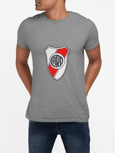 Polera River Plate Futbol Argentino Estampada Algodon 