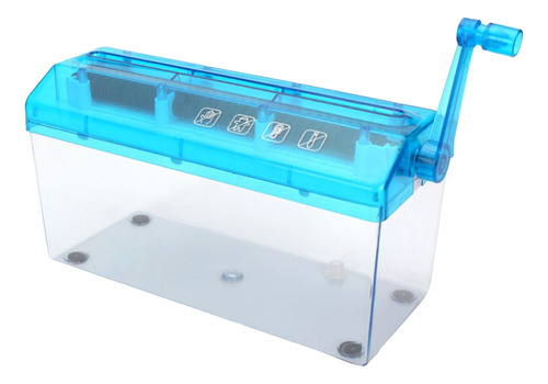 Trituradora De Papel A4 De Plástico Transparente Manual