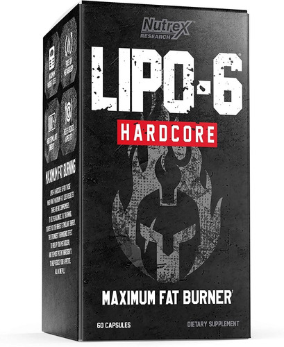 Nutrex Research Lipo 6 Hardcore 60 Capsulas