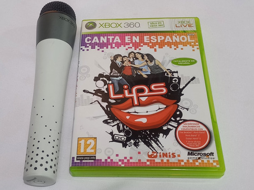 Lips Canta En Español + Micrófono Xbox 360 