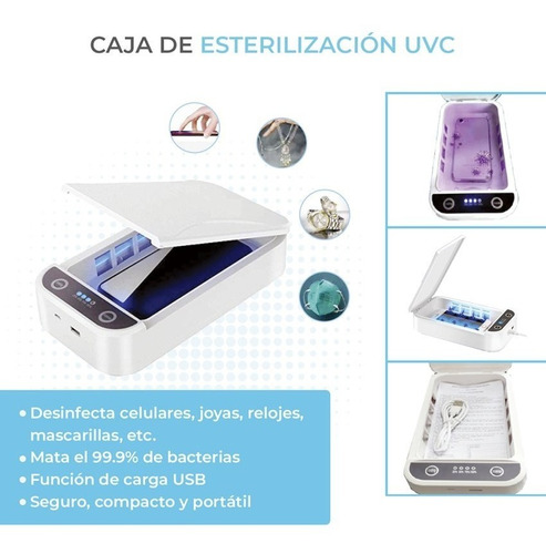 Caja Esterilizadora  Desinfectante Uv X Mayor