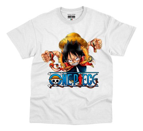 Playera One Piece De Luffy M1 Caballero Dama Niño