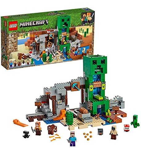 Lego Minecraft The Creeper Mine 21155 Kit De Construcción (8