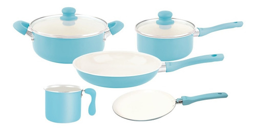 Set Ollas Hudson Ceramica Vintage 7 Piezas